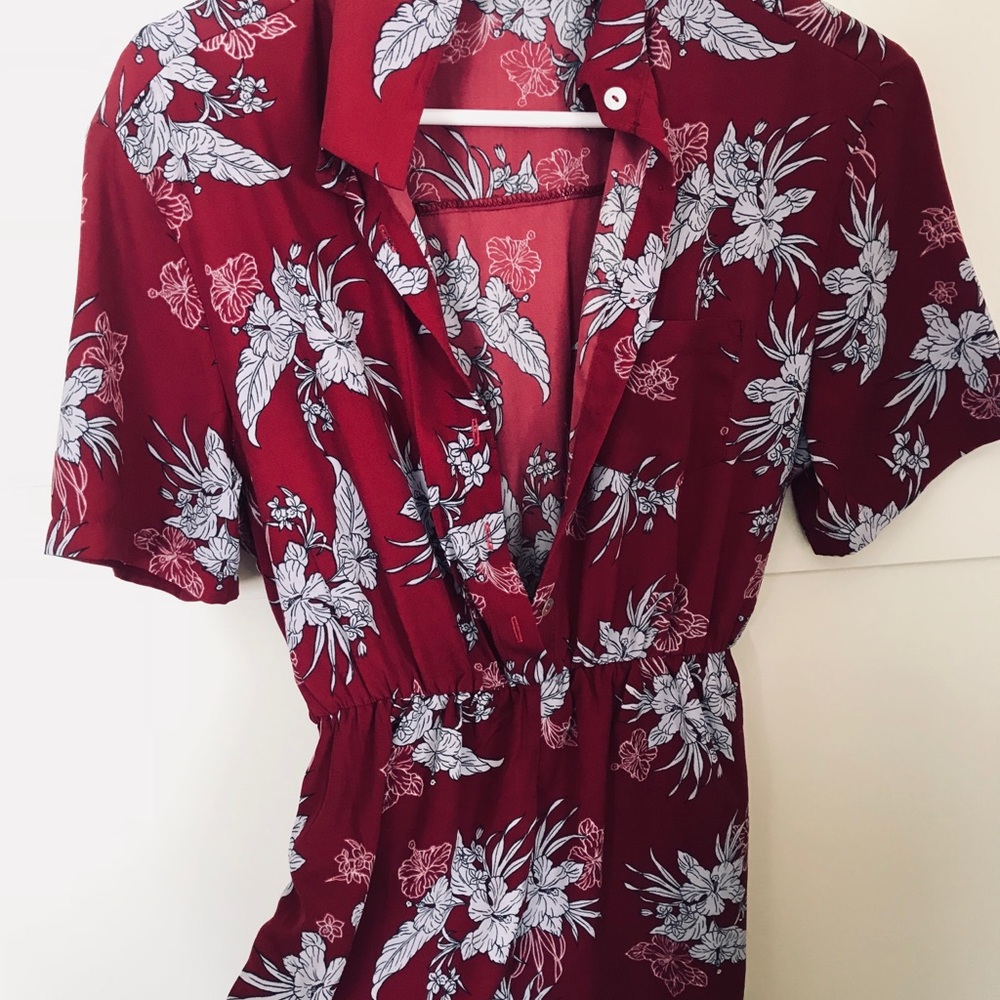 TROPICAL SHORTS ROMPER